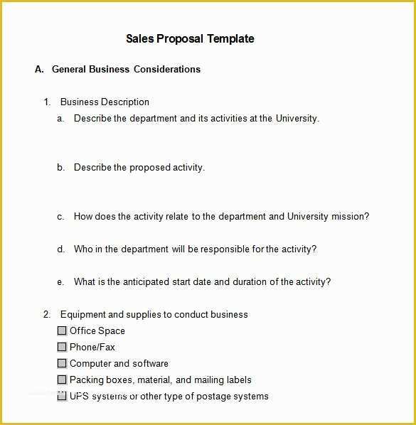 Business Proposal Template Free Download Of 21 Sales Proposal Templates Doc Excel Pdf Ppt