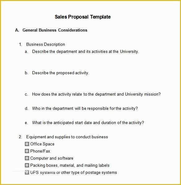 Business Proposal Template Free Download Of 21 Sales Proposal Templates Doc Excel Pdf Ppt