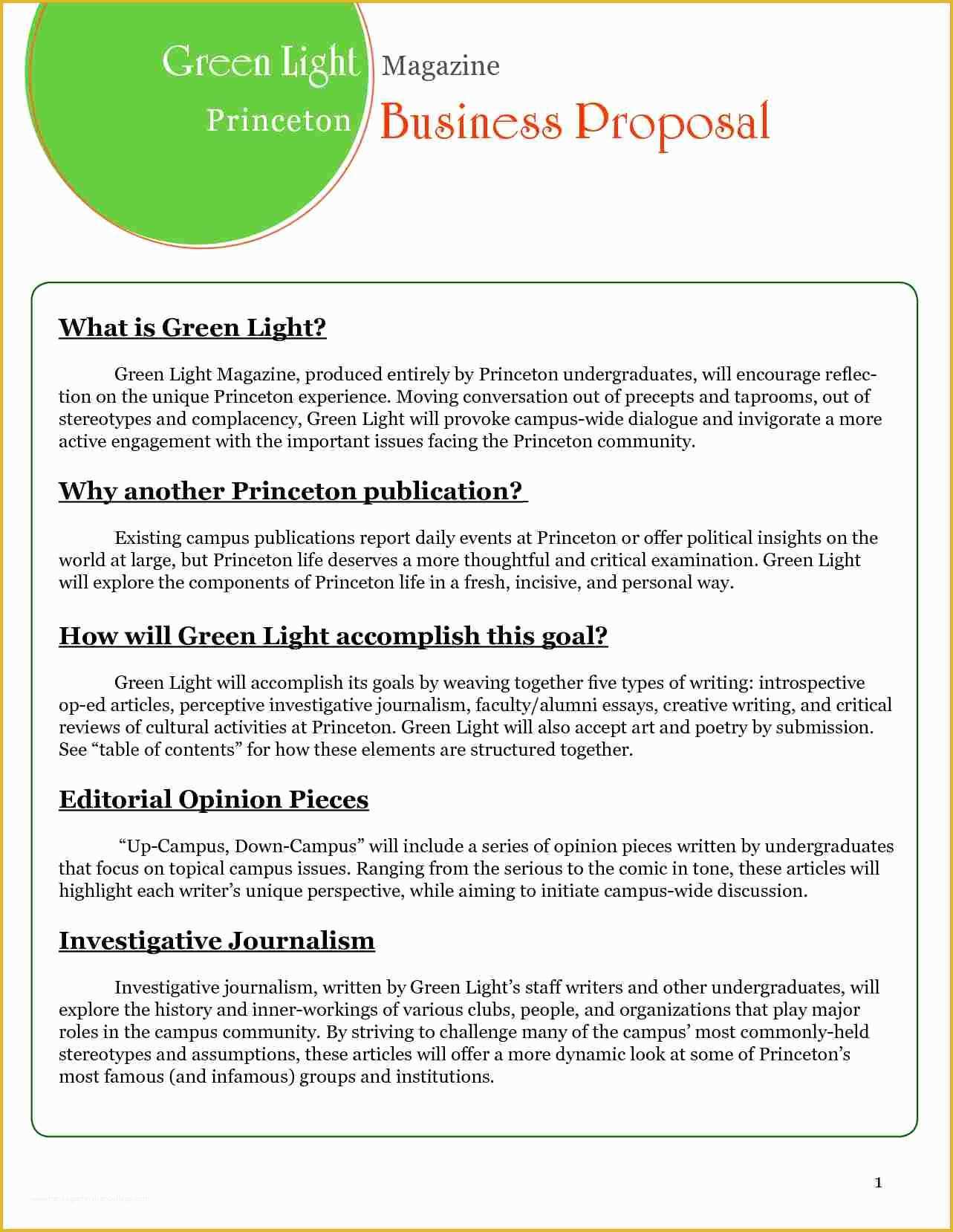 Business Proposal Template Free Download Of 6 How to Write A Business Proposal Sample