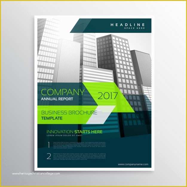 Business Prospectus Template Free Of Modern Pany Brochure Template with Grey Skyscrapers