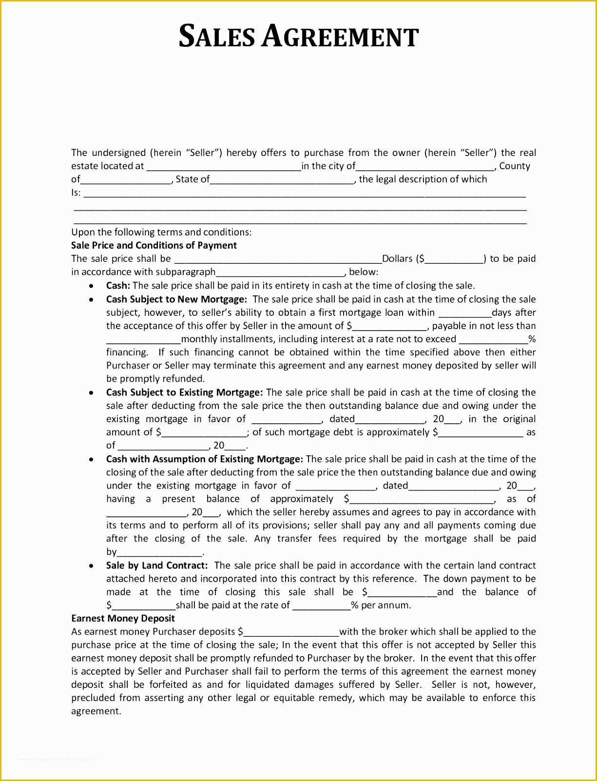 Business Sale Agreement Template Free Of 5 Business Sales Agreement Template Free Upeos
