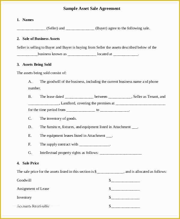 Business Sale Agreement Template Free Of Business Sale Agreement 12 Things that You Never Expect