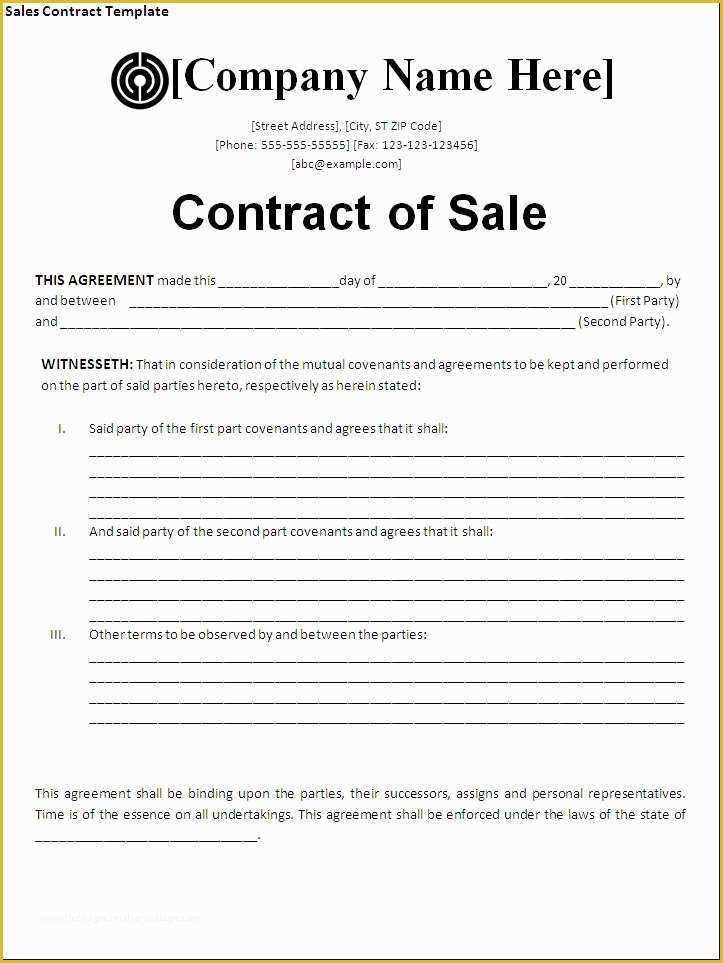 business-sale-agreement-template-free-of-sales-contract-template