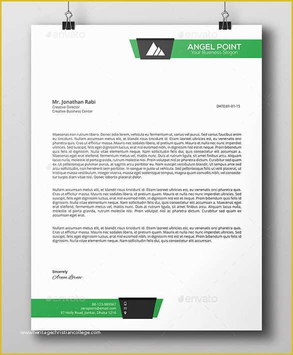 Business Stationery Templates Free Download Of 25 Business Letter Templates Pdf Doc Psd Indesign