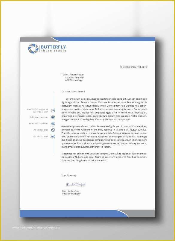 Business Stationery Templates Free Download Of 37 Professional Letterhead Templates Free Word Psd Ai