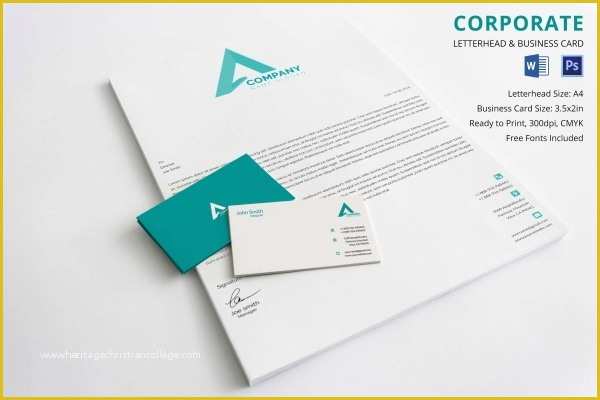 Business Stationery Templates Free Download Of 55 Psd Letterhead Templates