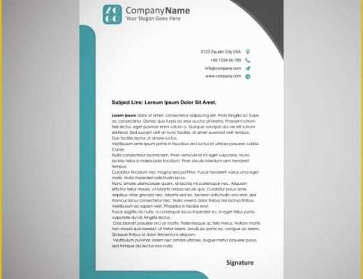 Business Stationery Templates Free Download Of Business Letterhead Template for Free Download On Tree