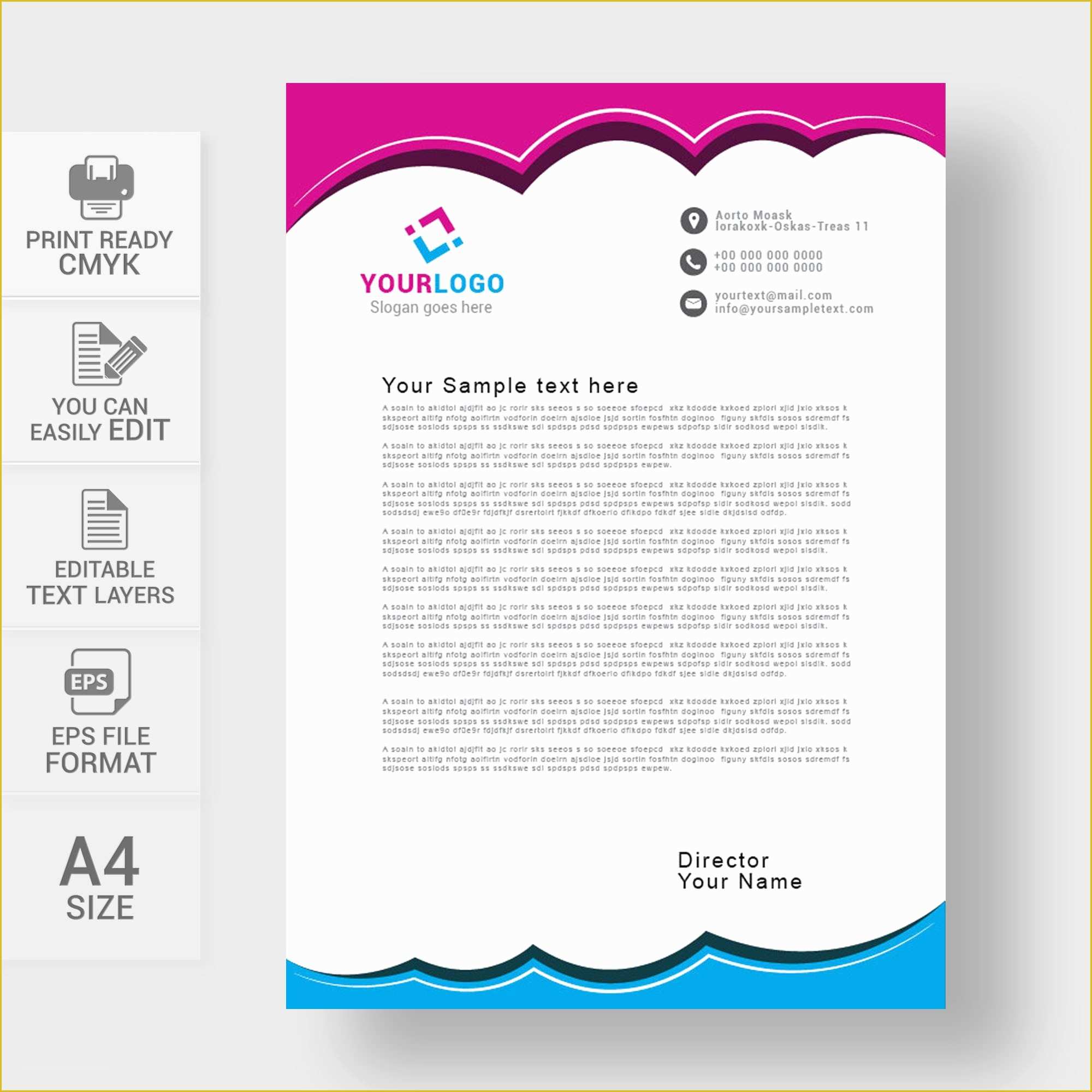 Business Stationery Templates Free Download Of Inspirationa Business Letterhead Design Templates