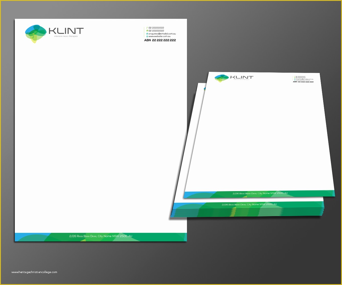 Business Stationery Templates Free Download Of Letterhead Sample Design Designs Free Download Templates