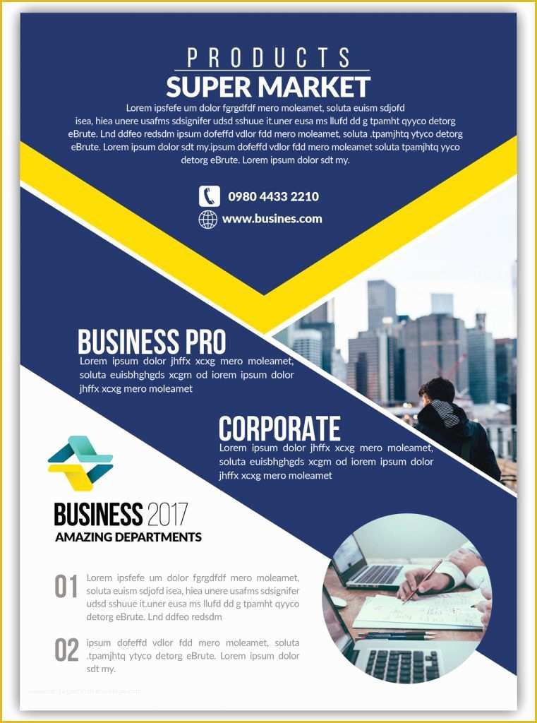 Business Templates Free Of A Bundle Of 100 attractive Psd Flyer Templates for Your