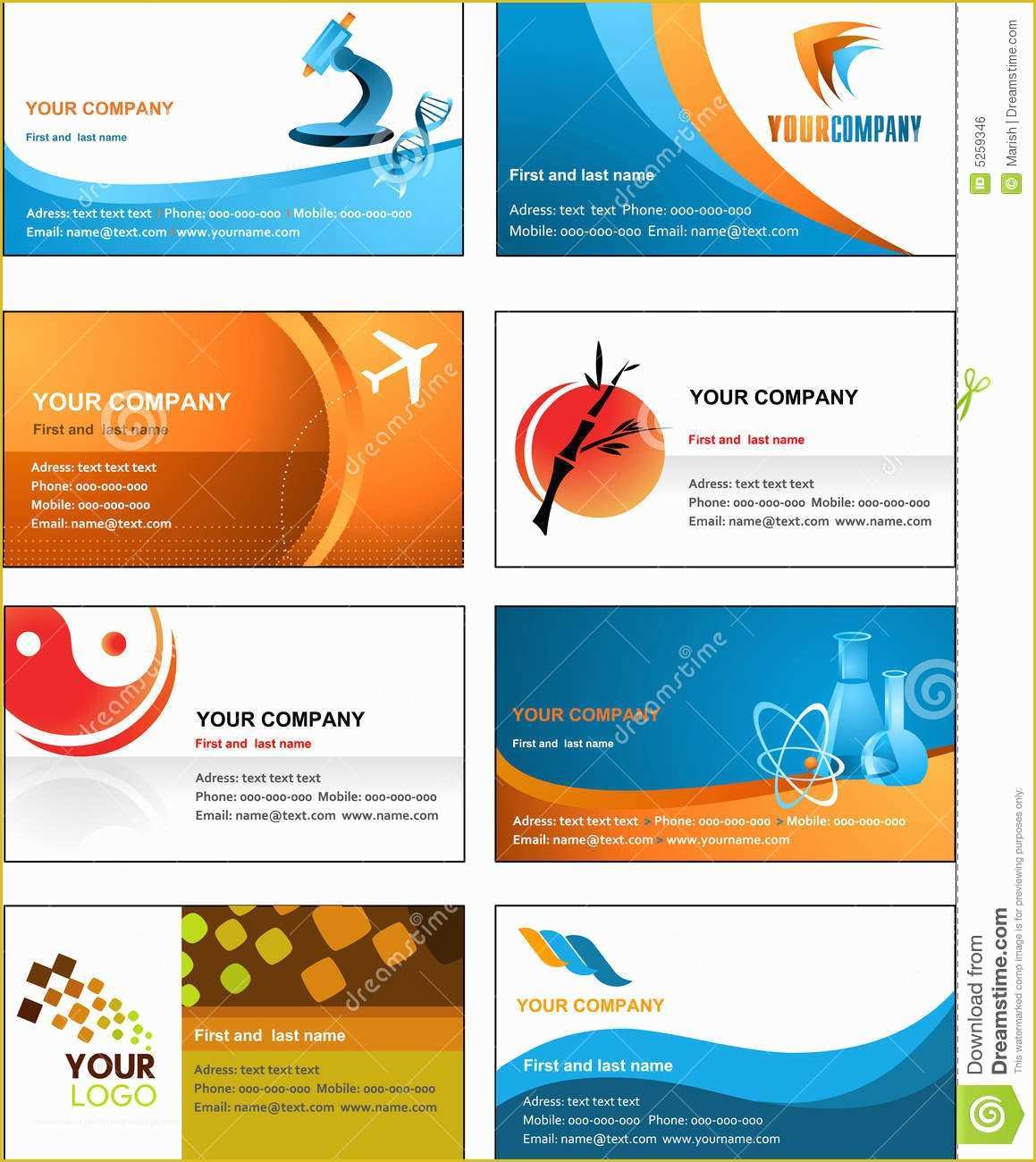 Business Templates Free Of Business Card Design Template