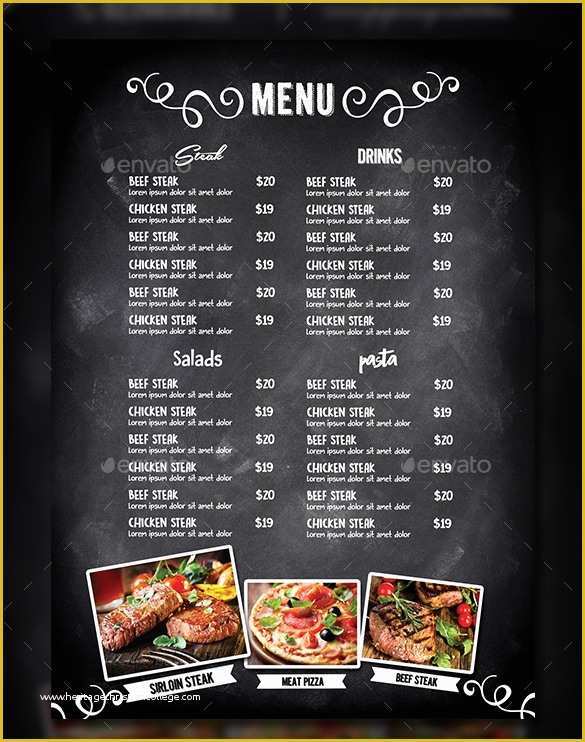 Cafe Menu Design Template Free Download Of 43 Cafe Menu Templates Psd Eps Indesign