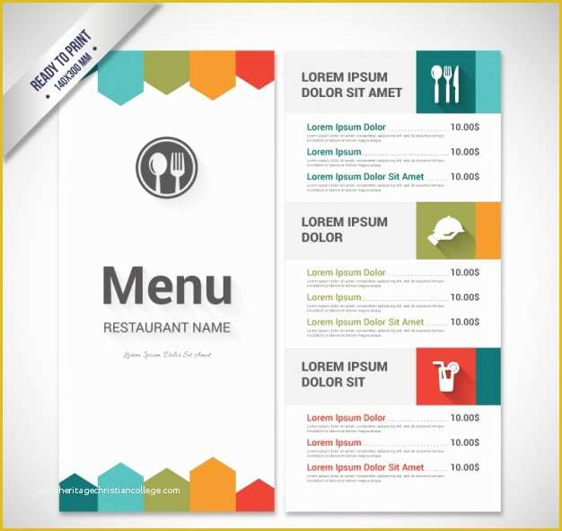 Cafe Menu Design Template Free Download Of 50 Free Psd Restaurant Flyer Menu Templates