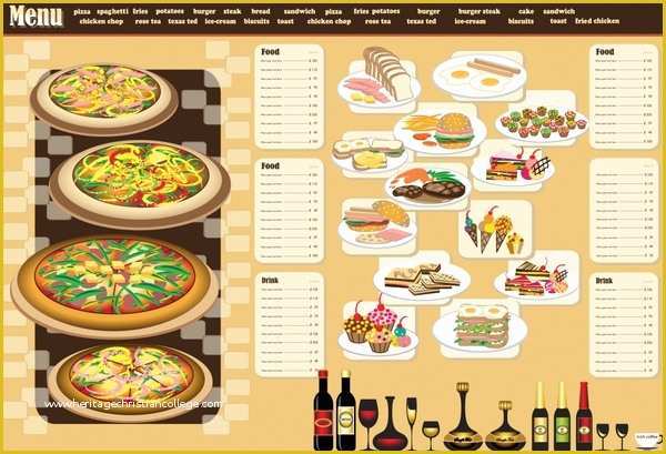 Cafe Menu Design Template Free Download Of Restaurant Menu Design Template Vector Free Vector In