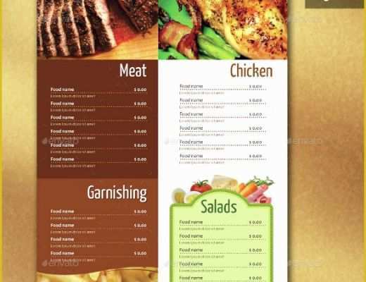 Cafe Menu Design Template Free Download Of Restaurant Menu Template 33 Free Psd Eps Documents