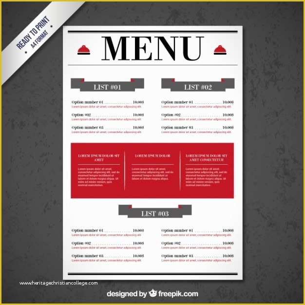 Cafe Menu Design Template Free Download Of Restaurant Menu Templates Free Download