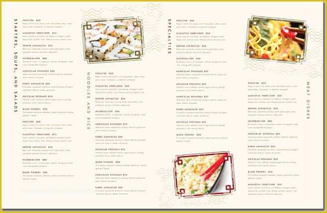 Cafe Menu Template Free Download Of 12 Best Chinese Food Restaurant Menu Templates