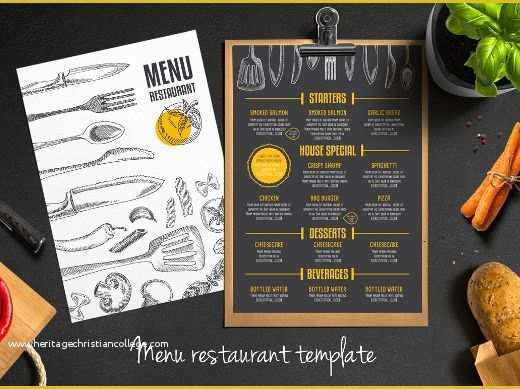 Cafe Menu Template Free Download Of Restaurant Menu Template 33 Free Psd Eps Documents