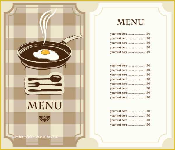 Cafe Menu Template Free Download Of Set Of Cafe and Restaurant Menu Cover Template Vector 04