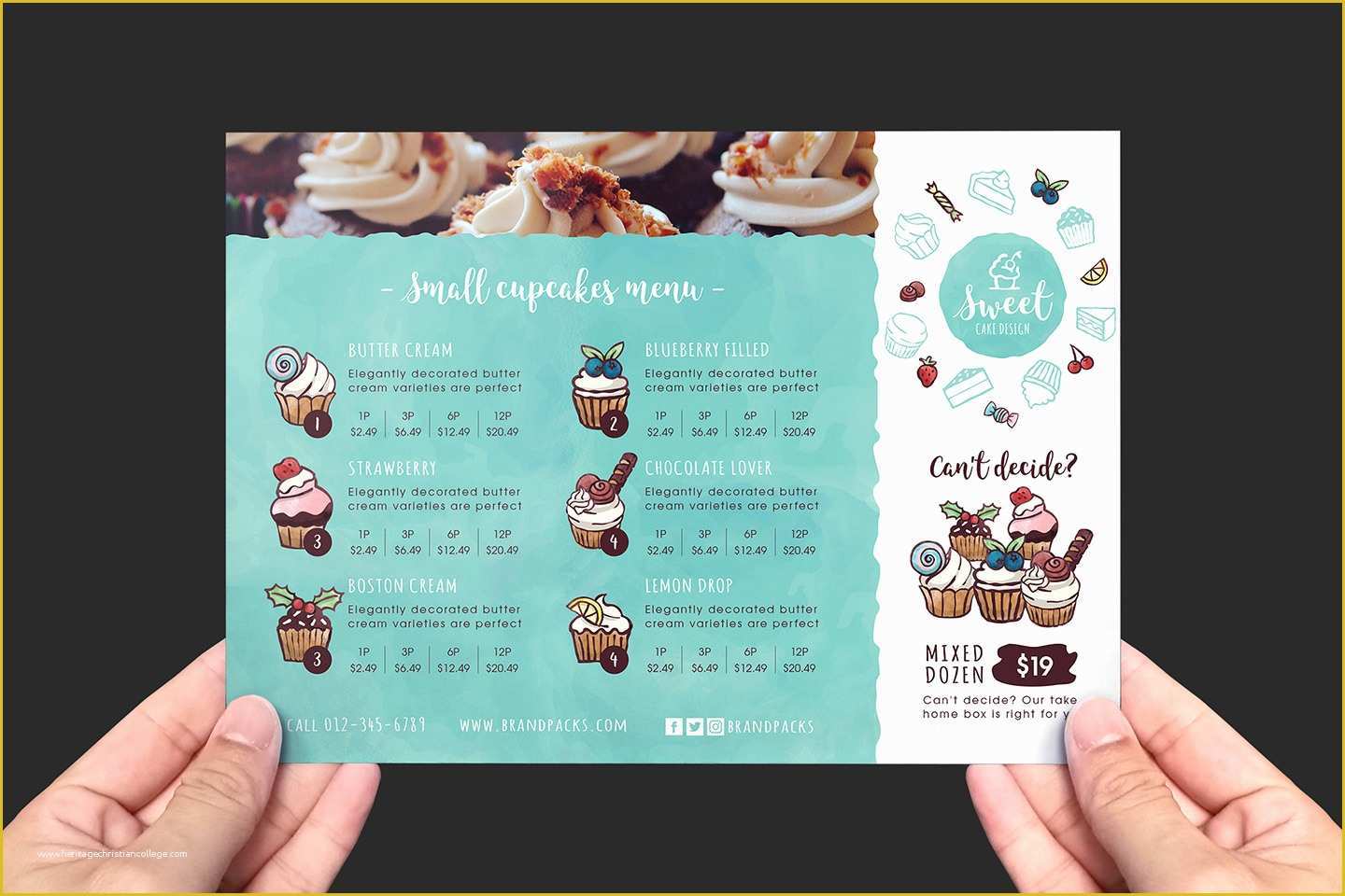 Cake Brochure Template Free Download Of Cake Shop Flyer Template for Shop & Illustrator