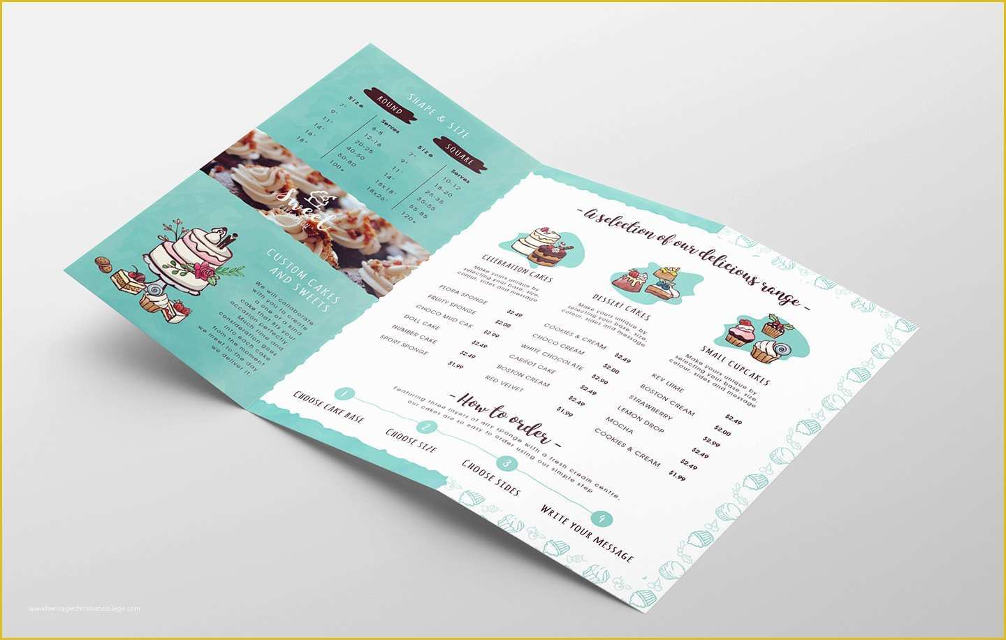 Cake Brochure Template Free Download Of Cake Shop Trifold Brochure Template In Psd Ai & Vector