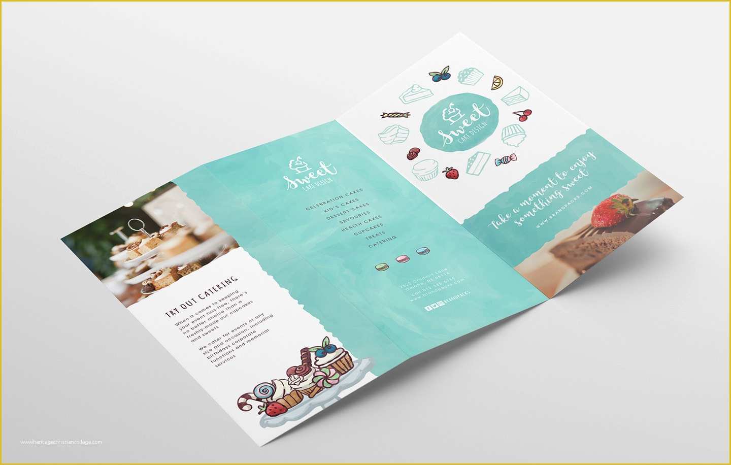 Cake Brochure Template Free Download Of Cake Shop Trifold Brochure Template In Psd Ai & Vector