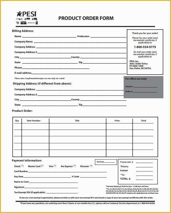Cake Pop order form Template Free Of order form Template – 27 Free Word Excel Pdf Documents