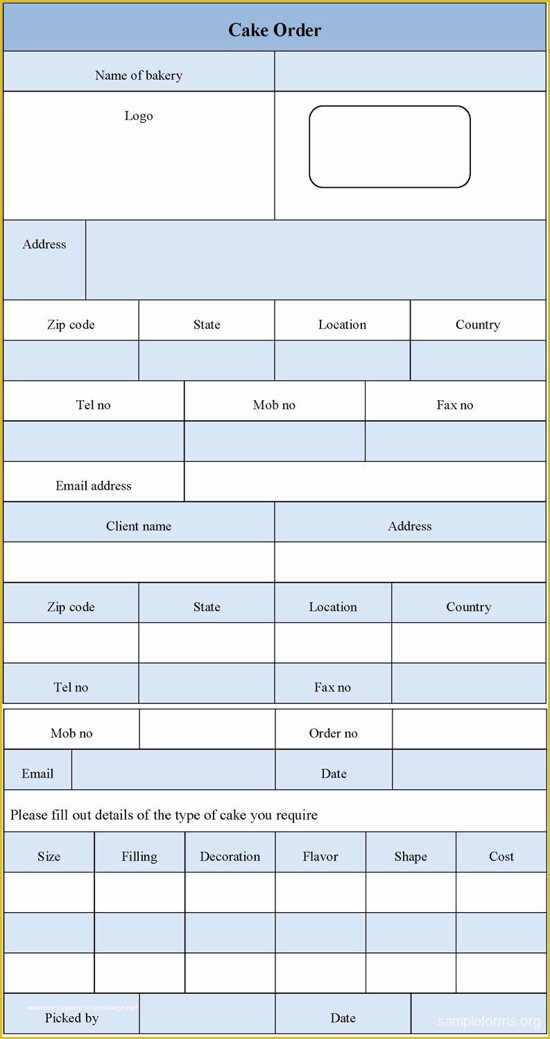 Cake Pop order form Template Free Of Piratebaythenew Blog