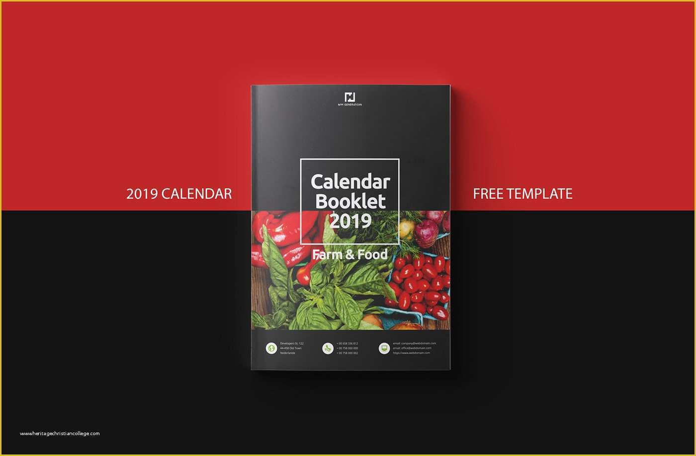 Calendar Template Indesign Free Of Free Calendar 2019 Indesign Template On Behance