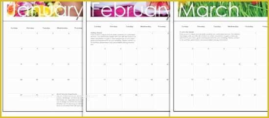 Calendar Template Indesign Free Of Make Summer Last All Year – Turn Your S Into A