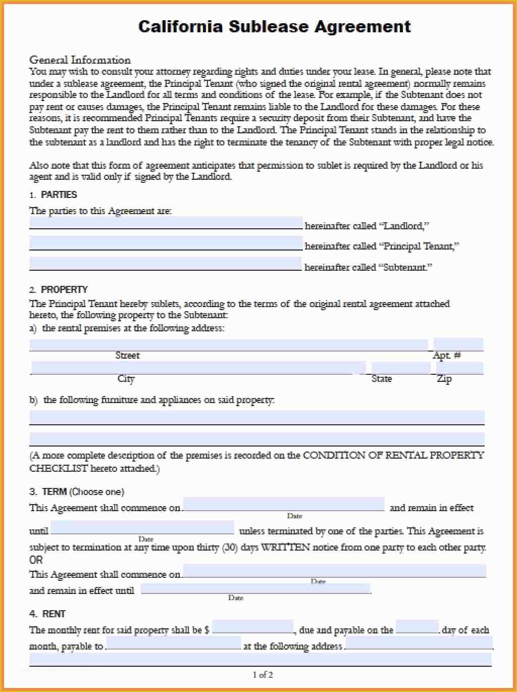 California Commercial Lease Agreement Template Free Of 11 Mercial Property Lease Agreement Pdf