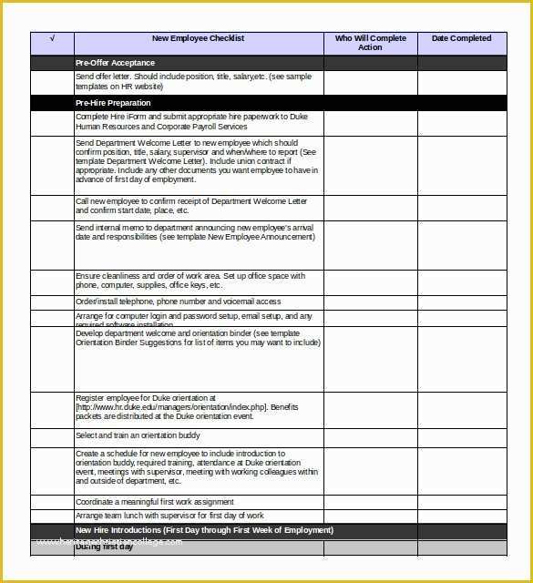 California Drug Free Workplace Policy Template Of Boarding Checklist Template 17 Free Word Excel Pdf