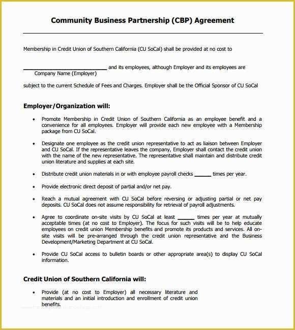 California General Partnership Agreement Template Free Of 10 Sample Business Partnership Agreements