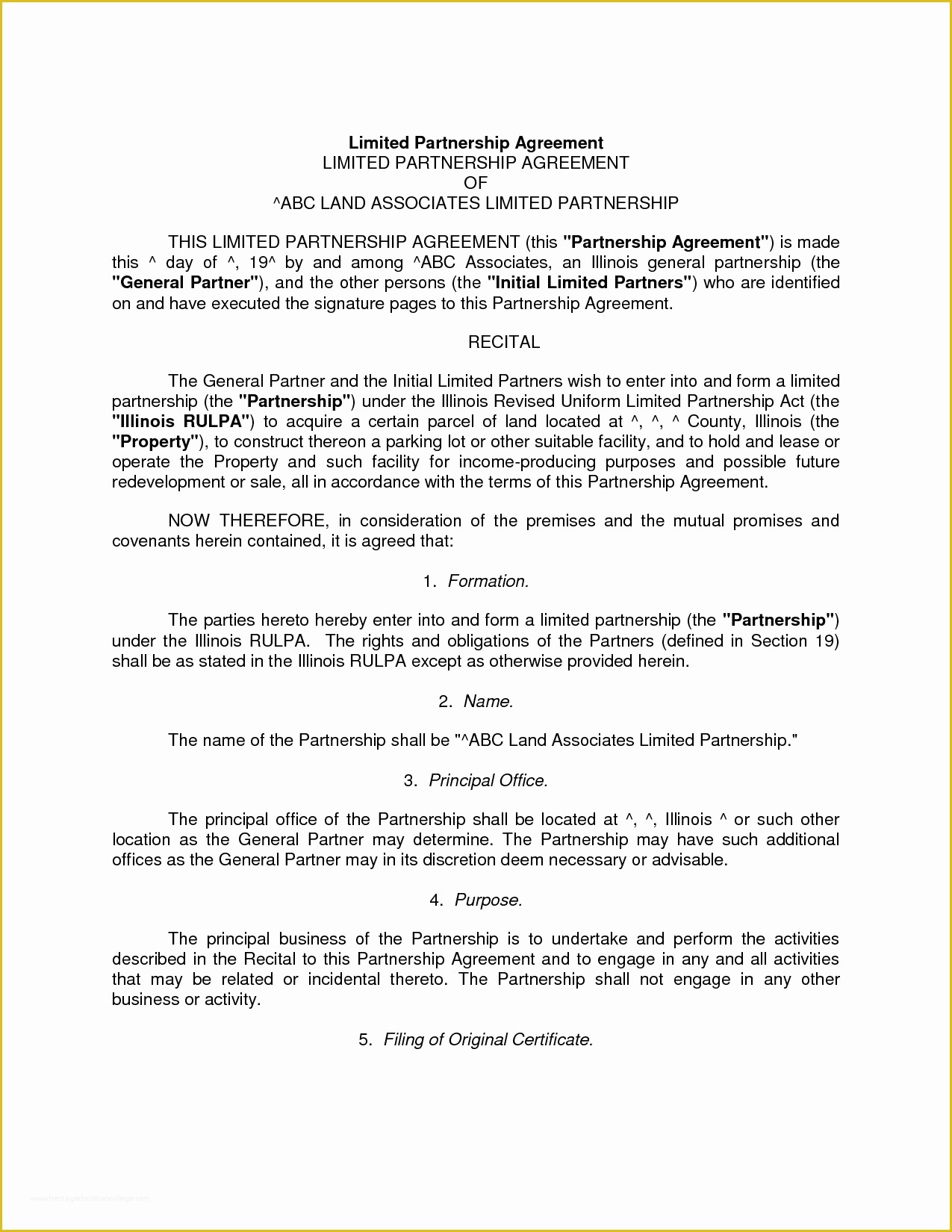 California General Partnership Agreement Template Free Of Dissolution Agreement Template Doc by Zdn