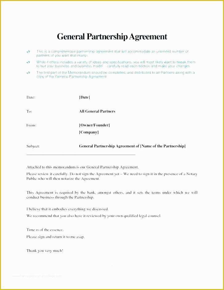 California General Partnership Agreement Template Free Of General Partnership Template General Partnership Agreement