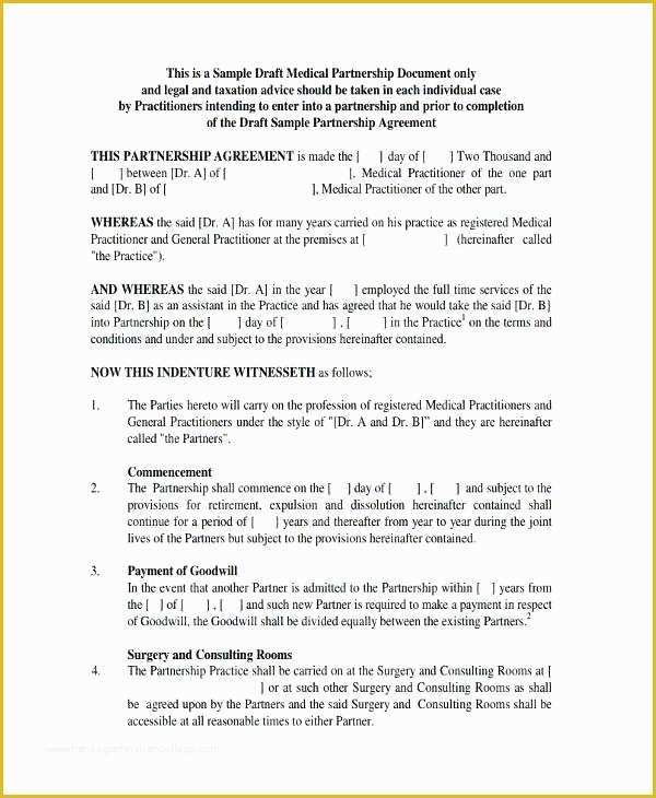 California General Partnership Agreement Template Free Of General Partnership Template General Partnership Agreement