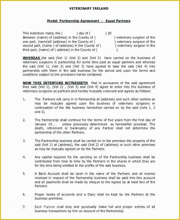 California General Partnership Agreement Template Free Of General Partnership Template General Partnership Agreement