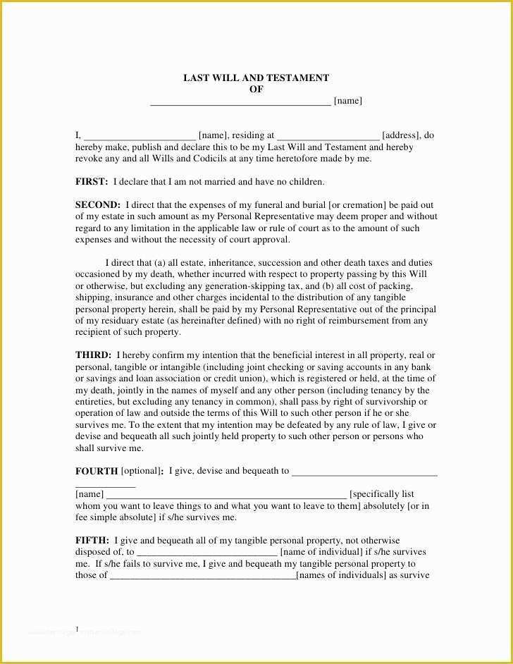 37 California Last Will and Testament Free Template