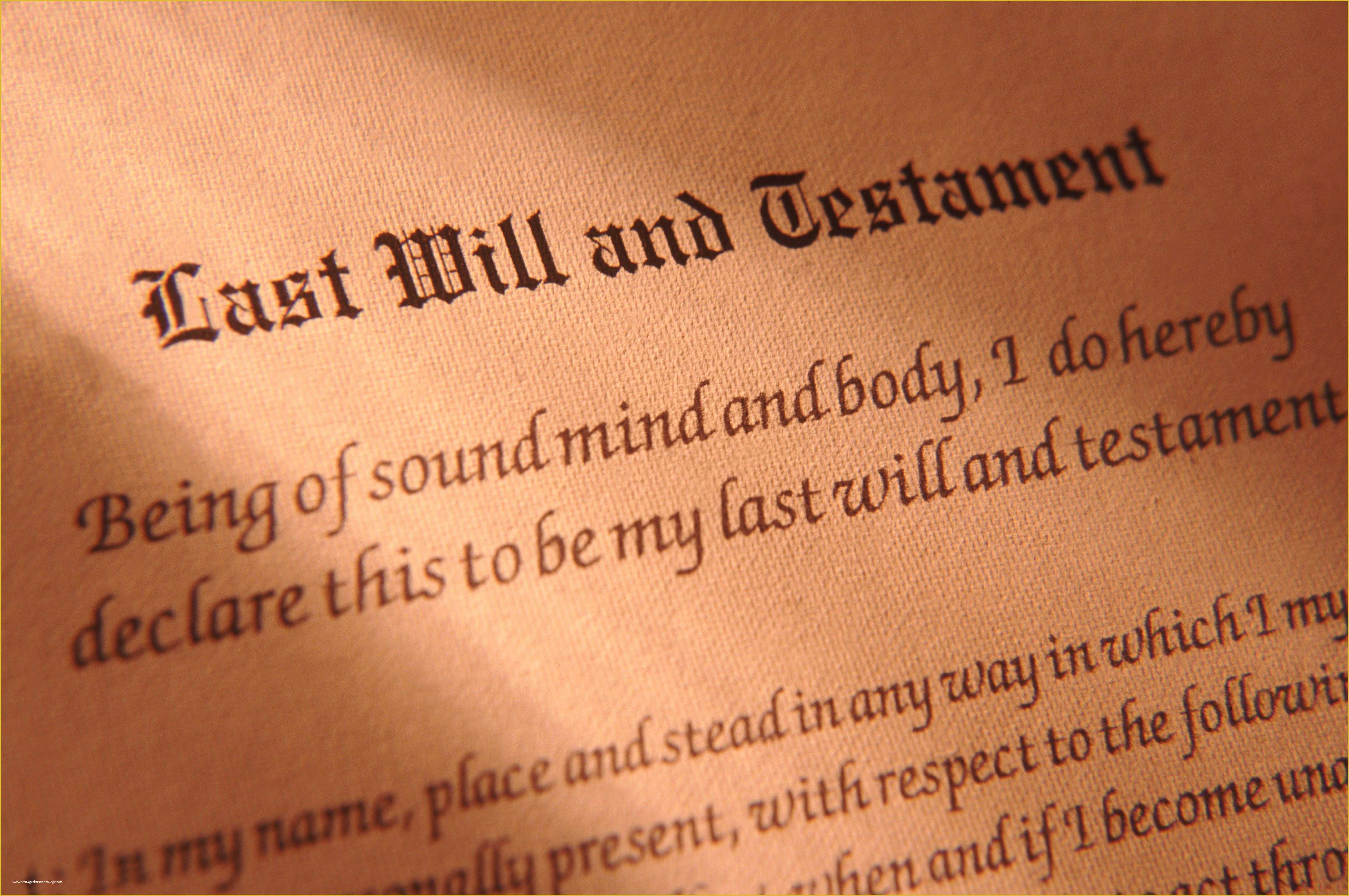 California Last Will And Testament Free Template Of Legalities Of A Us 