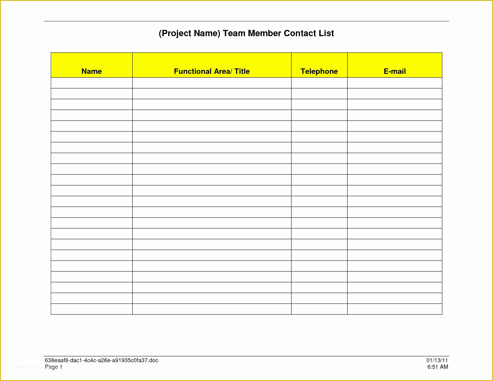 Call List Template Free Of 7 Best Of Free Printable Business Contact List