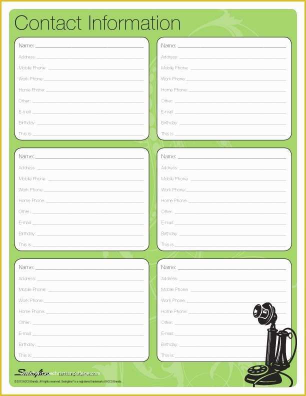 49 Call List Template Free