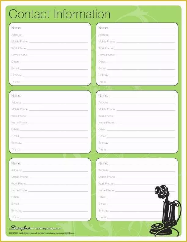 49 Call List Template Free