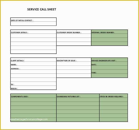 Call Sheet Template Free Of Call Sheet Template 23 Free Word Pdf Documents