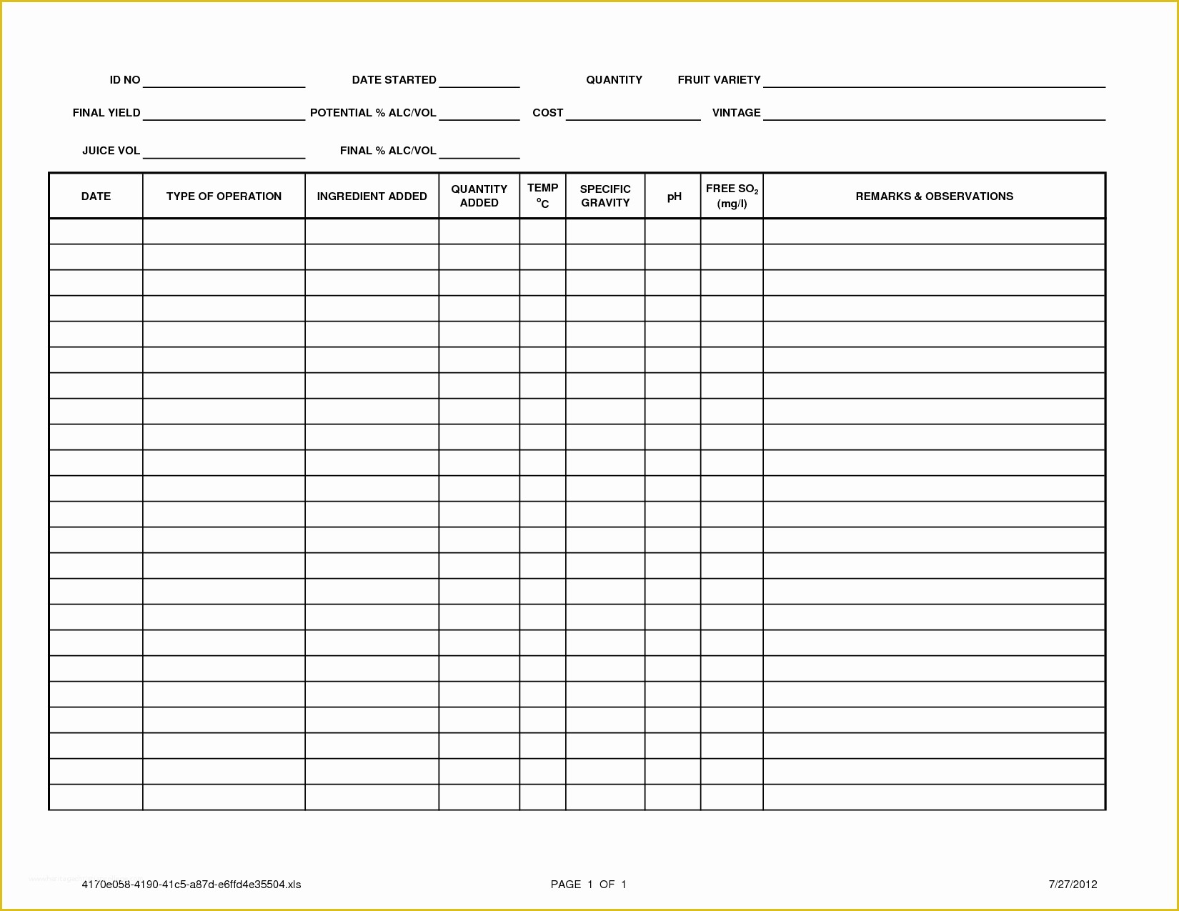 Call Sheet Template Free Of Log Sheet Template to Pin On Pinterest Pinsdaddy