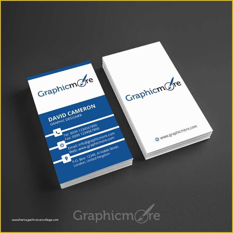 Calling Card Template Free Of 30 Free Vertical Business Card Mockups Psd Templates