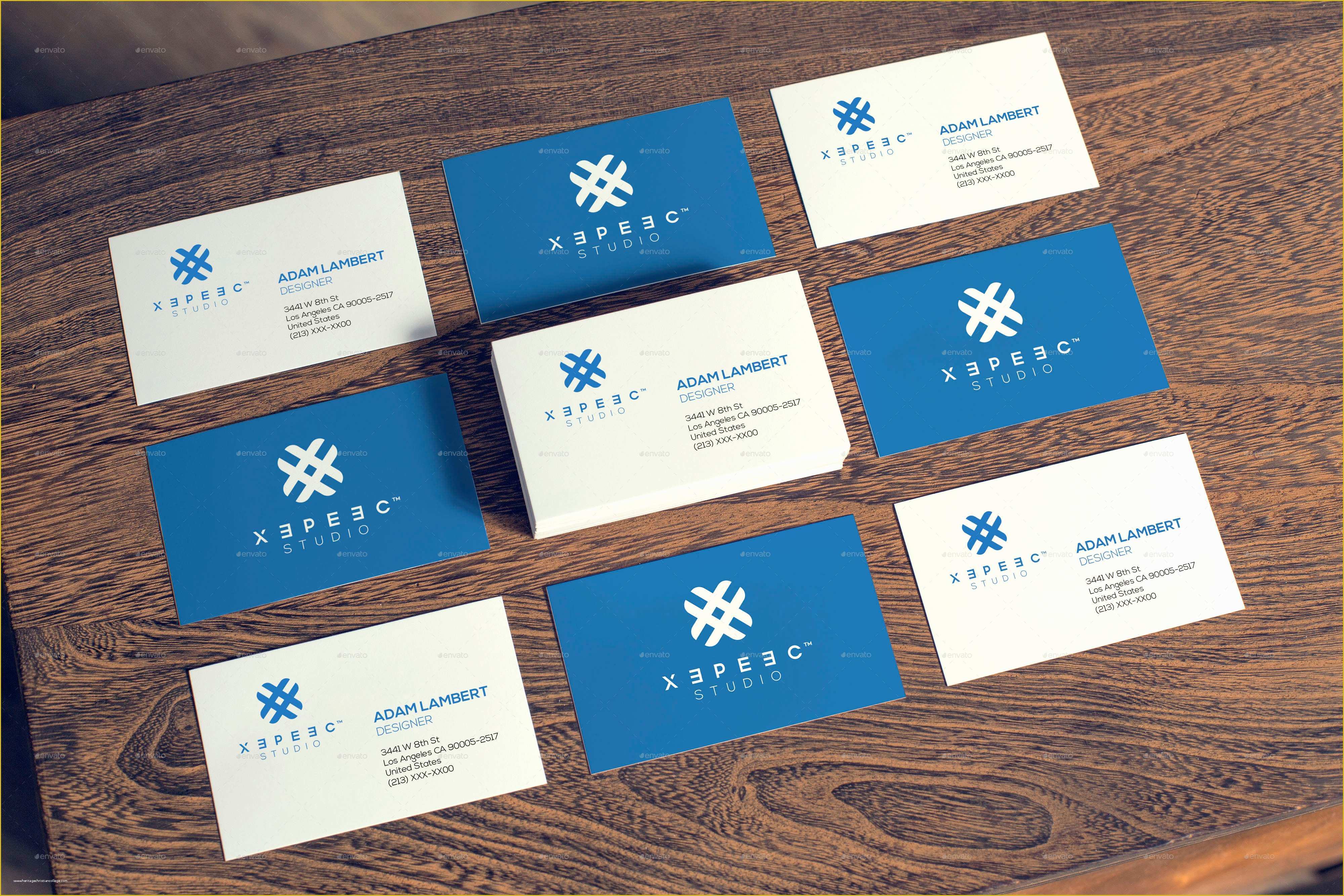 Calling Card Template Free Of Realistic Business Card Mockups by Xepeec