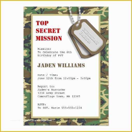 Camouflage Invitations Template Free Of 3 000 Camouflage Invitations Camouflage Announcements
