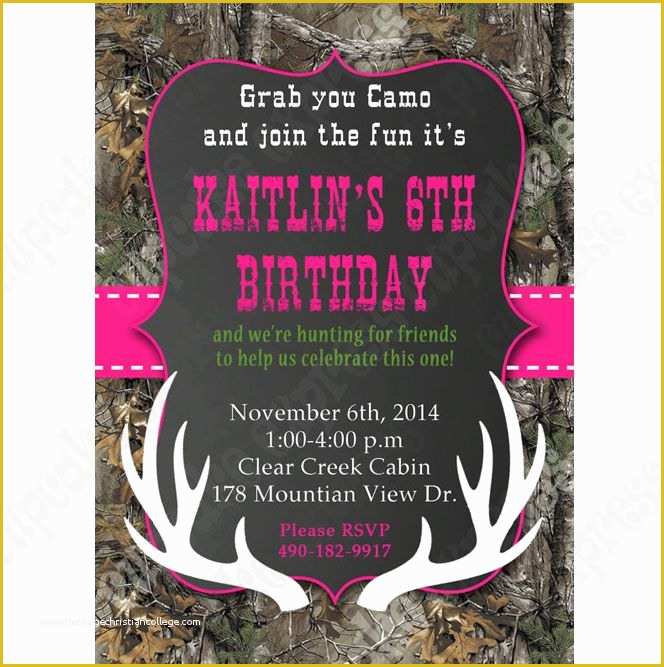 Camouflage Invitations Template Free Of 77 Best Images About Camo Party Ideas On Pinterest
