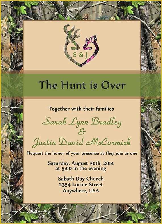 Camouflage Invitations Template Free Of Best 25 Camo Wedding Invitations Ideas On Pinterest