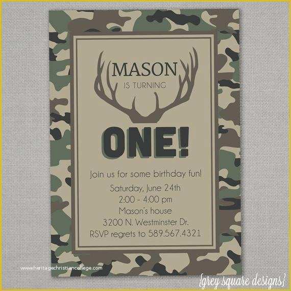 Camouflage Invitations Template Free Of Camo Birthday Invitation